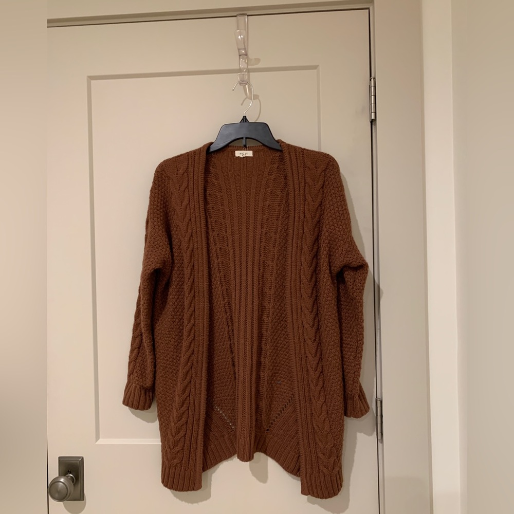 Rust cardigan